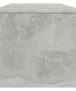 vidaXL TV Cabinet Concrete Grey 140x40x35.5 cm Chipboard