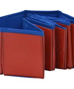 vidaXL Foldable Dog Swimming Pool Red 80×20 cm PVC