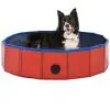 vidaXL Foldable Dog Swimming Pool Red 80×20 cm PVC vidaXL Foldable Dog Swimming Pool Red 80×20 cm PVC