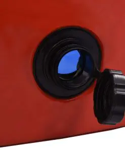 vidaXL Foldable Dog Swimming Pool Red 120×30 cm PVC