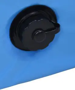 vidaXL Foldable Dog Swimming Pool Blue 160×30 cm PVC