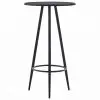 vidaXL Bar Table Black 60×107.5 cm MDF