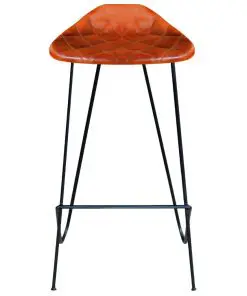 vidaXL 5 Piece Bar Set Solid Reclaimed Wood and Real Leather