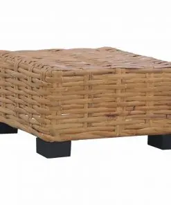 vidaXL Coffee Table 47x47x28 cm Natural Rattan