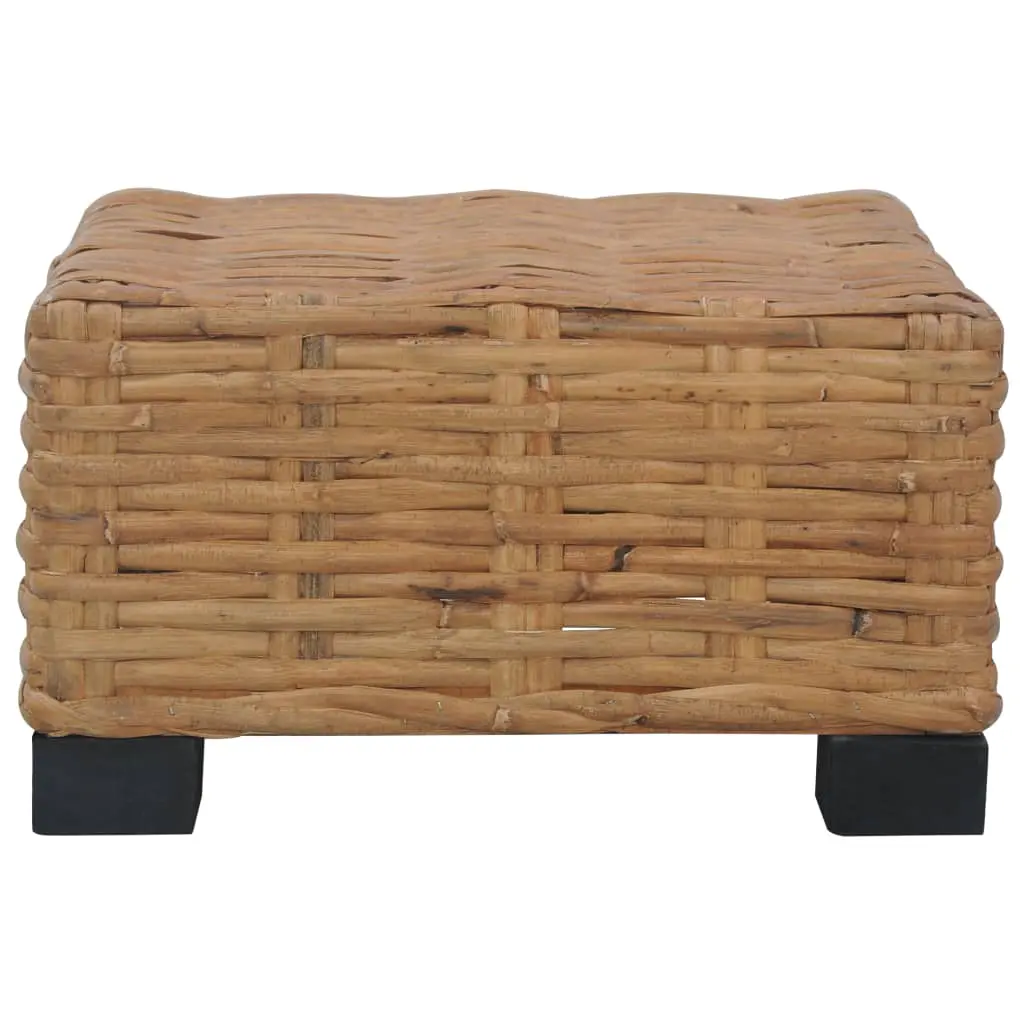 vidaXL Coffee Table 47x47x28 cm Natural Rattan