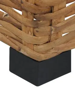 vidaXL Coffee Table 47x47x28 cm Natural Rattan