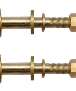 vidaXL Sunlounger Spare Wheels 2 pcs Solid Teak Wood