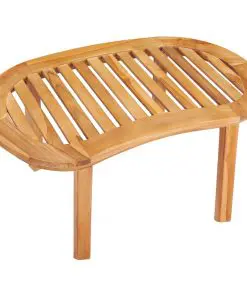 vidaXL Coffee Table 90x50x45 cm Solid Teak Wood