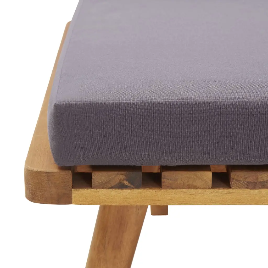 vidaXL Garden Corner Sofa with Cushions Solid Acacia Wood