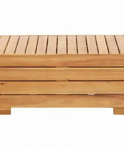 vidaXL Sectional Table 1 pc Solid Acacia Wood