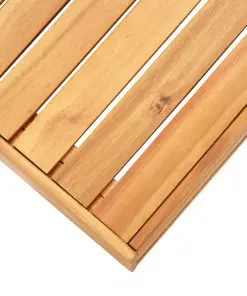 vidaXL Sectional Table 1 pc Solid Acacia Wood