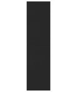 vidaXL Book Cabinet/Room Divider Black 155x24x160 cm Chipboard