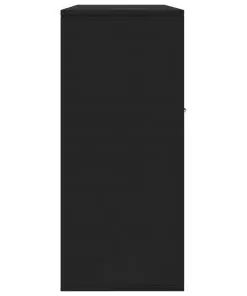 vidaXL Sideboard Black 88x30x70 cm Chipboard
