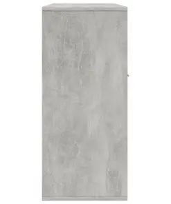 vidaXL Sideboard Concrete Grey 88x30x70 cm Chipboard