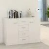 vidaXL Sideboard White 88x30x65 cm Chipboard