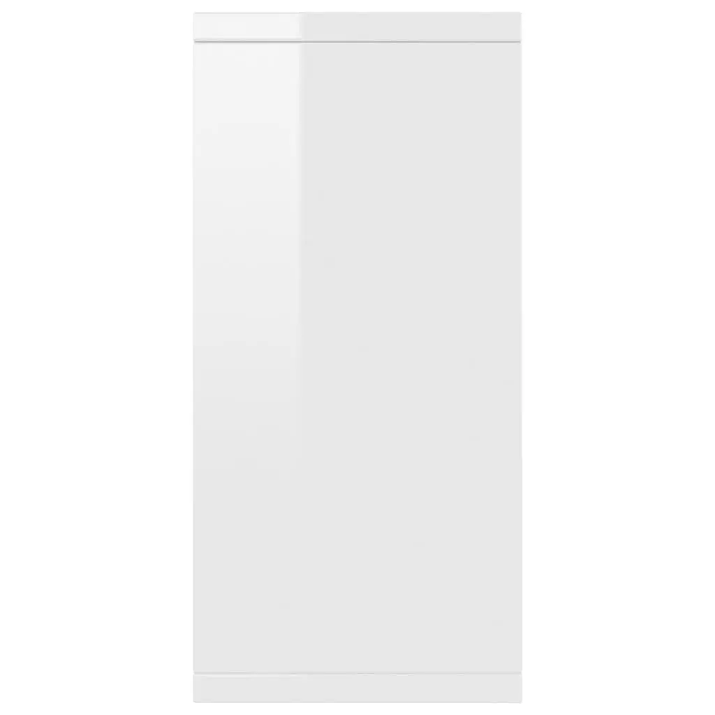 vidaXL Sideboard High Gloss White 88x30x65 cm Chipboard