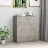 vidaXL Sideboard Concrete Grey 60x30x75 cm Chipboard