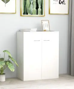 vidaXL Sideboard White 60x30x75 cm Chipboard