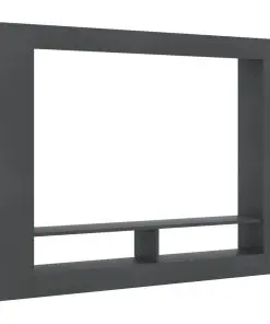 vidaXL TV Cabinet Grey 152x22x113 cm Chipboard