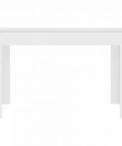 vidaXL Dining Table White 120x60x76 cm Chipboard