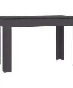 vidaXL Dining Table Grey 120x60x76 cm Chipboard