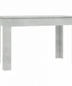 vidaXL Dining Table Concrete Grey 120x60x76 cm Chipboard