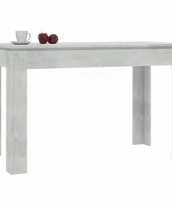 vidaXL Dining Table Concrete Grey 120x60x76 cm Chipboard