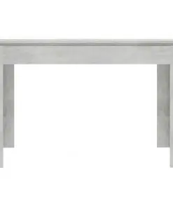 vidaXL Dining Table Concrete Grey 120x60x76 cm Chipboard