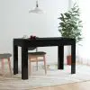 vidaXL Dining Table High Gloss Black 120x60x76 cm Chipboard vidaXL Dining Table High Gloss Black 120x60x76 cm Chipboard