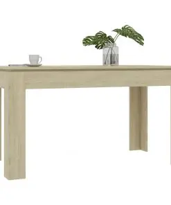 vidaXL Dining Table Sonoma Oak 140x70x76 cm Chipboard