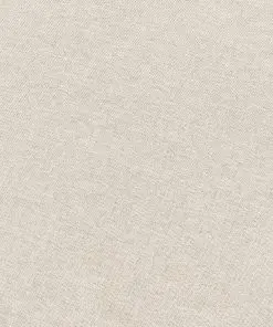 vidaXL 2-Seater Sofa Cream Fabric