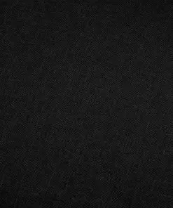 vidaXL 3-Seater Sofa Black Fabric