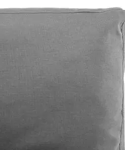 vidaXL Sectional Sofa Fabric Light Grey