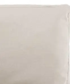 vidaXL Sectional Sofa Fabric Cream