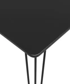 vidaXL Bar Table Black 120x60x105 cm