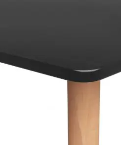 vidaXL Bar Table Black 120x60x96 cm