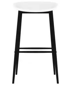 vidaXL Bar Chairs 4 pcs White