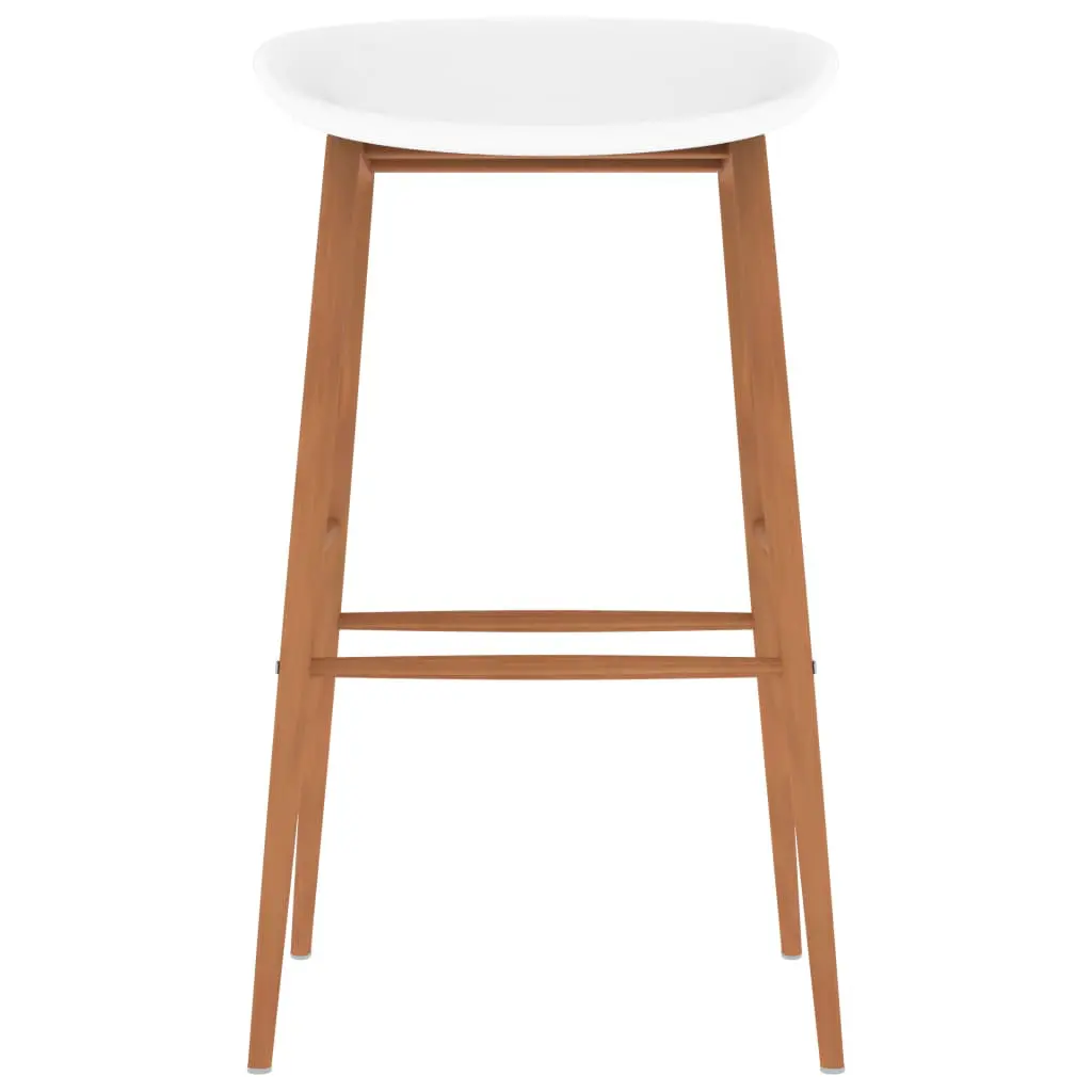 vidaXL Bar Chairs 4 pcs White