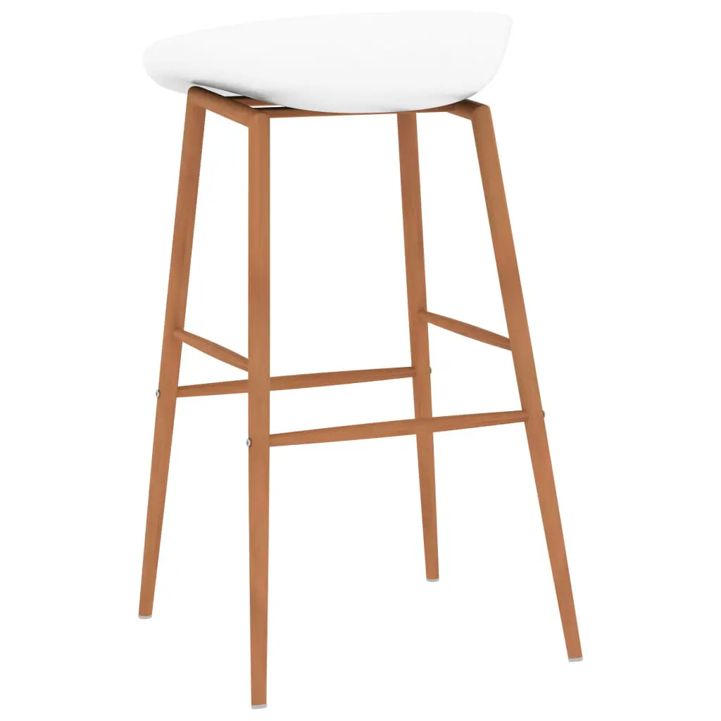 vidaXL Bar Chairs 4 pcs White