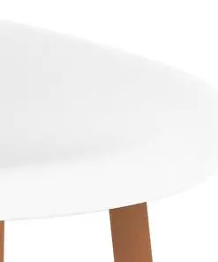vidaXL Bar Chairs 4 pcs White