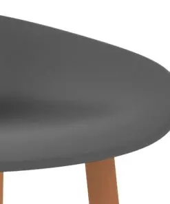 vidaXL Bar Chairs 4 pcs Grey