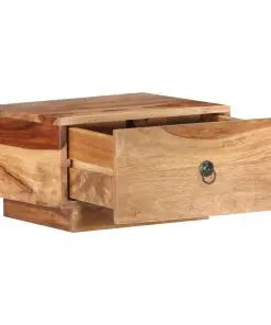 vidaXL Bedside Cabinet 40x40x25 cm Solid Sheesham Wood