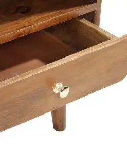 vidaXL TV Cabinet 90x35x47 cm Solid Mango Wood