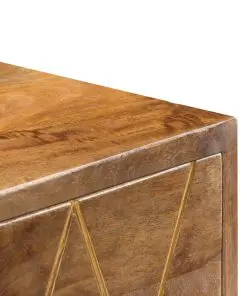 vidaXL Sideboard 85x40x70 cm Solid Mango Wood