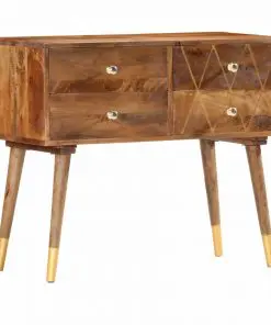 vidaXL Sideboard 85x40x70 cm Solid Mango Wood