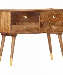 vidaXL Sideboard 85x40x70 cm Solid Mango Wood