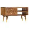 vidaXL TV Cabinet 85x35x47 cm Solid Mango Wood