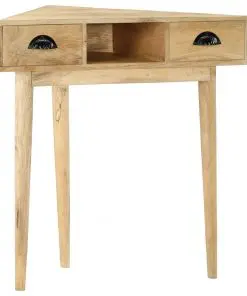 vidaXL Console Table 82x44x76 cm Solid Mango Wood