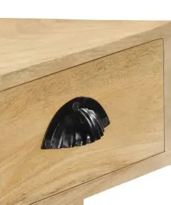 vidaXL Console Table 82x44x76 cm Solid Mango Wood