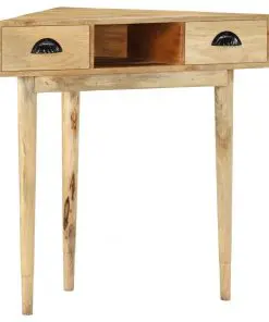 vidaXL Console Table 82x44x76 cm Solid Mango Wood